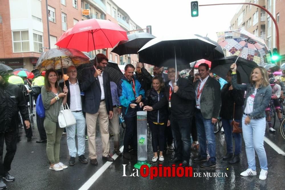 Salida de la Vuelta Ciclista a España desde Lorca