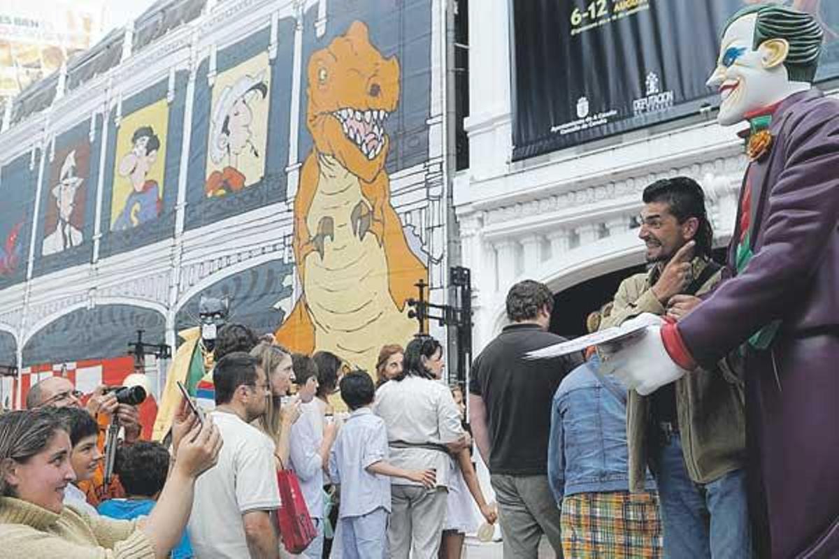 A Coruña se convierte en tebeo