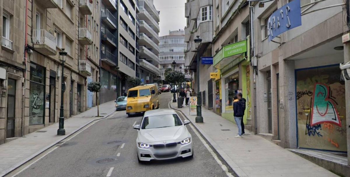 Vista del tramo de la calle Brasil que se cortará primero al tráfico, entre Pizarro y Vázquez Varela.