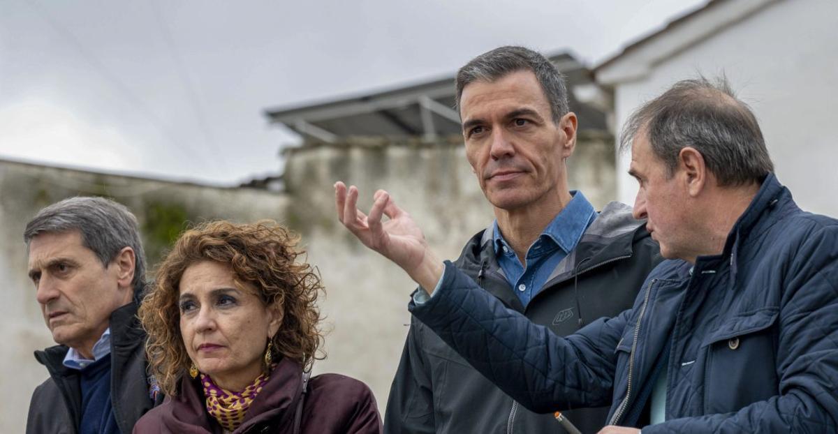 María Jesús Montero y Pedro Sánchez, hace unos días en Jaén.