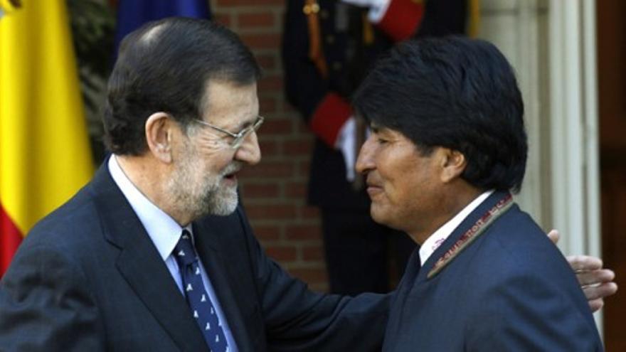 Rajoy y Evo Morales se reúnen en Moncloa