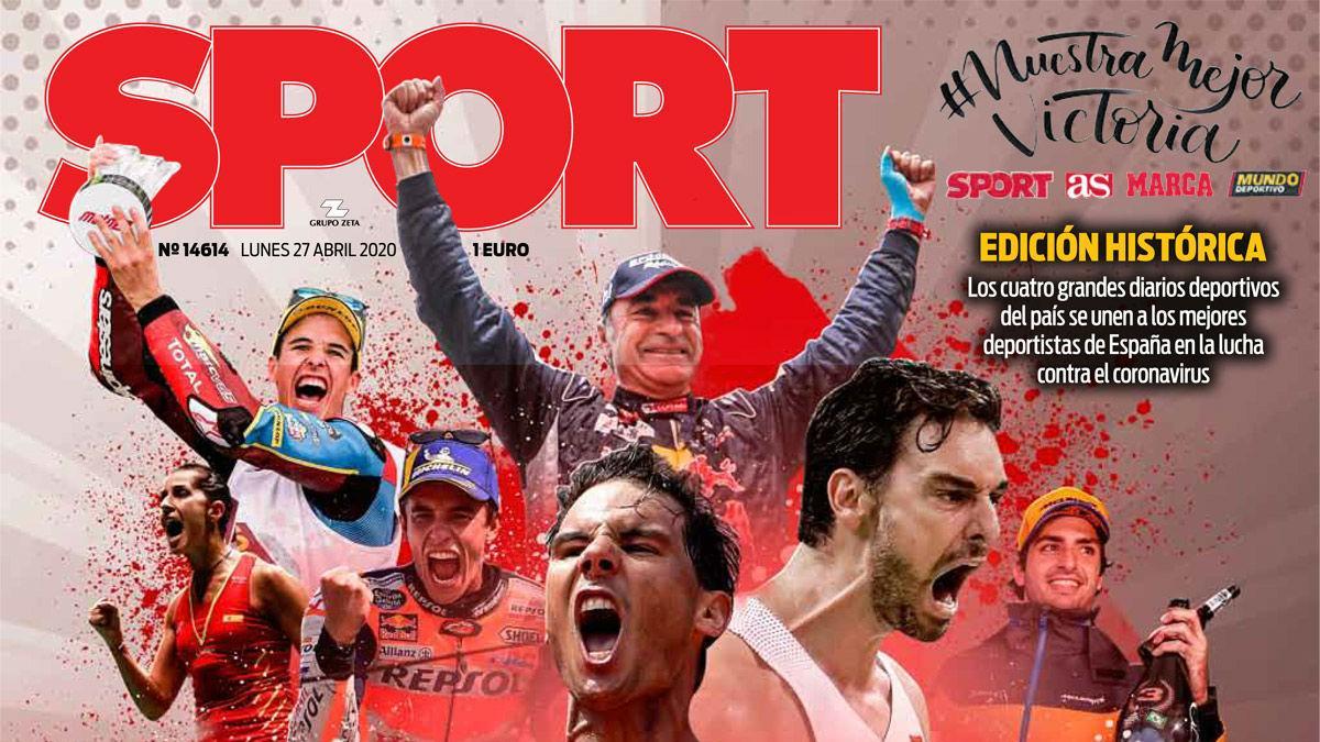 La portada de SPORT de este lunes