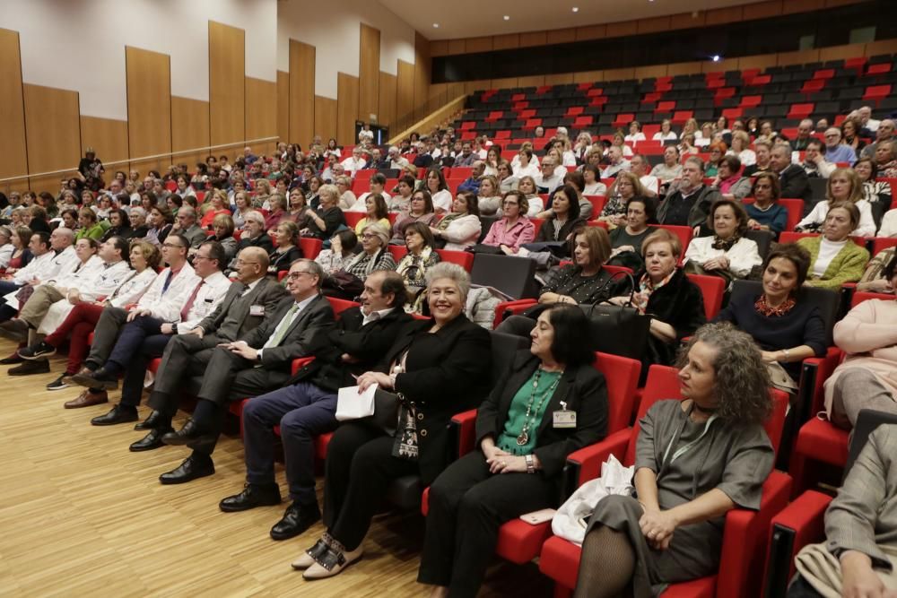 Despedida de los médicos jubilados del HUCA