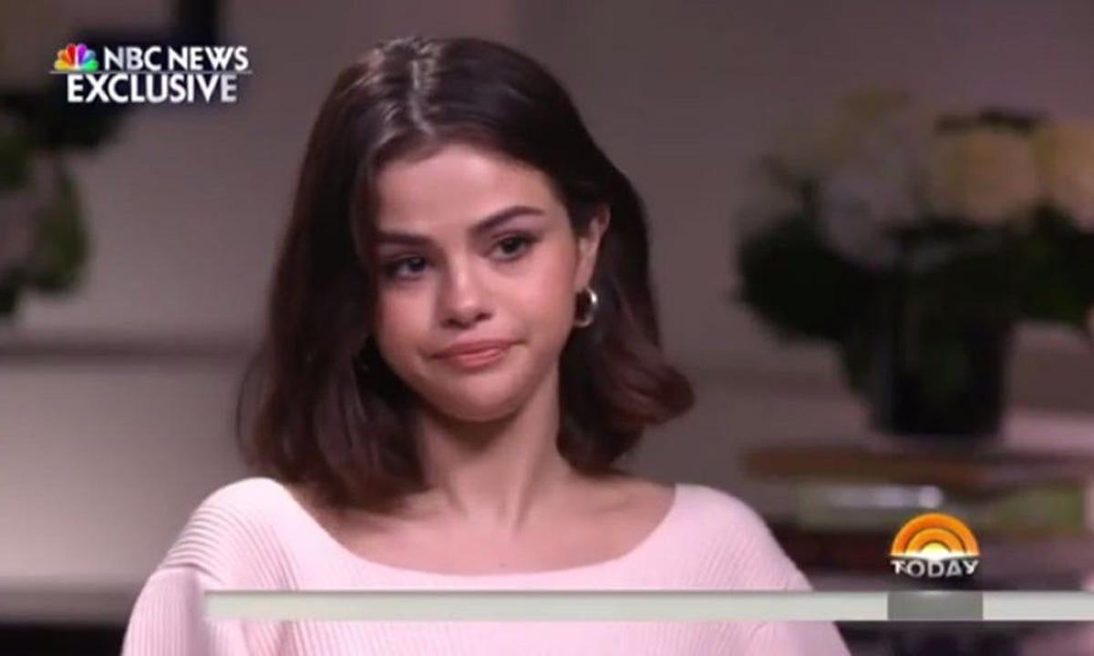 Selena Gómez en un programa de la NBC