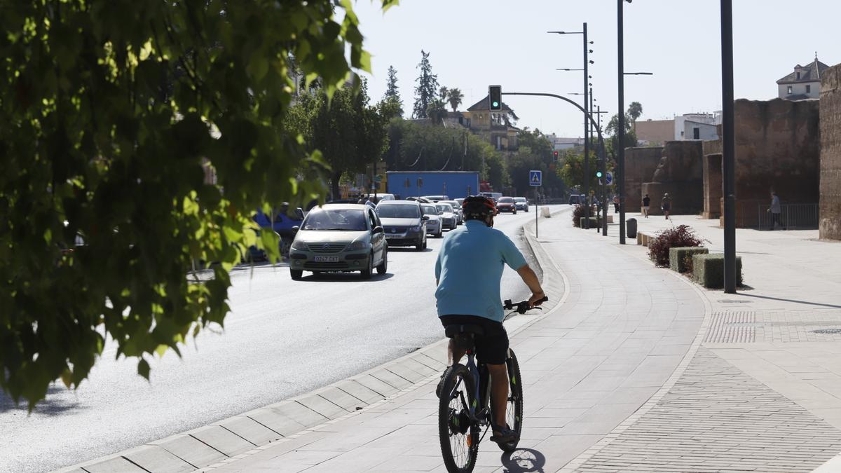 Carril bici de El Marrubial en Córdoba.