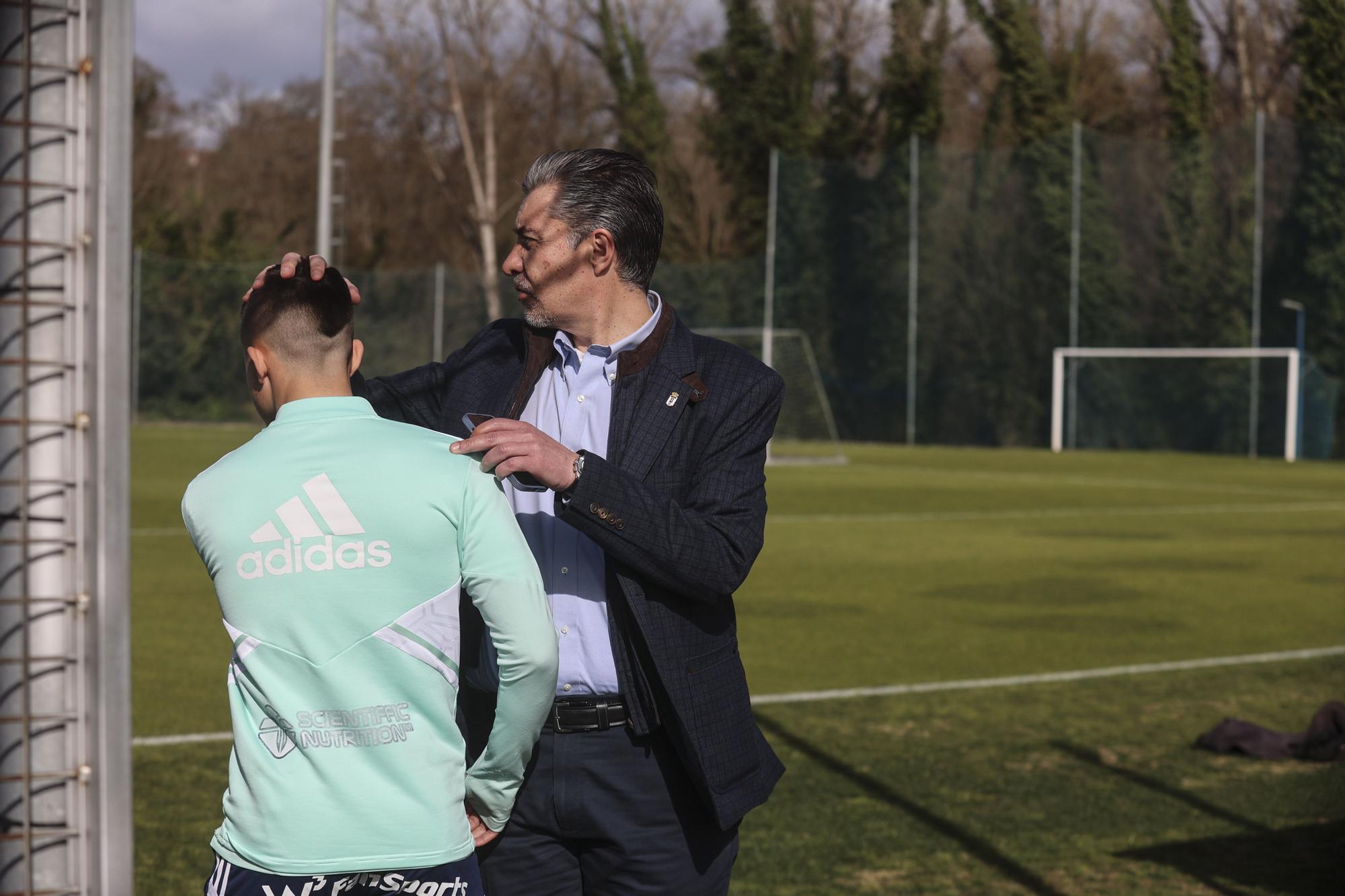 EN IMÁGENES: el entrenamiento del Oviedo