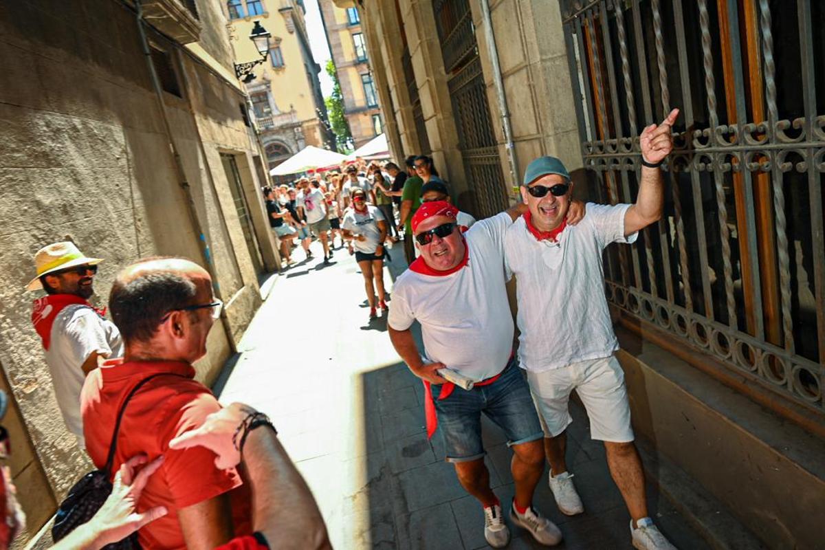 El barrio Gòtic celebra su San Fermín