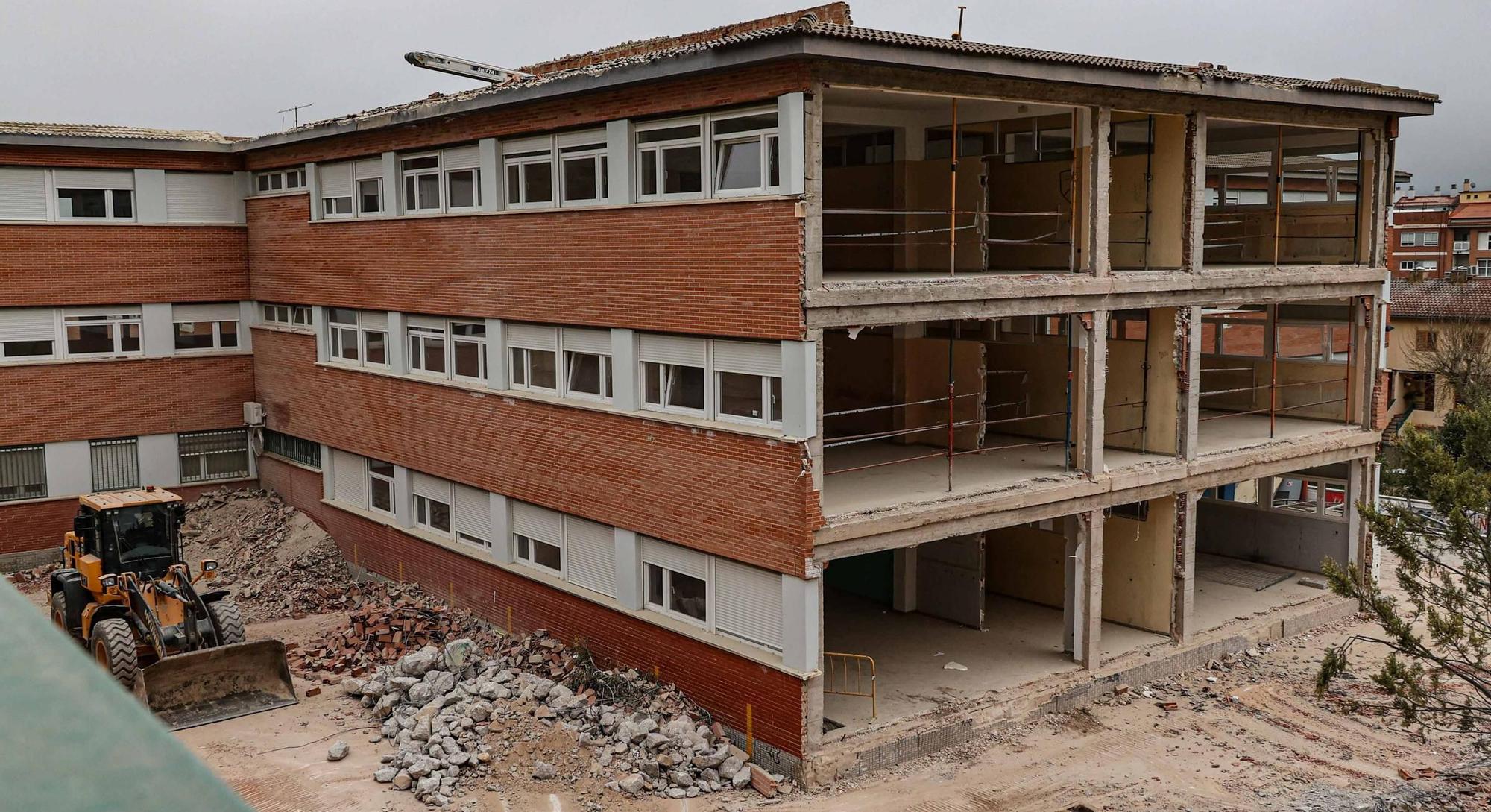 Obras de  ampliación del IES Andreu Sempere de Alcoy