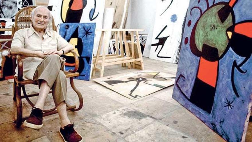 Imagen del taller Sert con Miró que forma parte de la exposición de Londres.