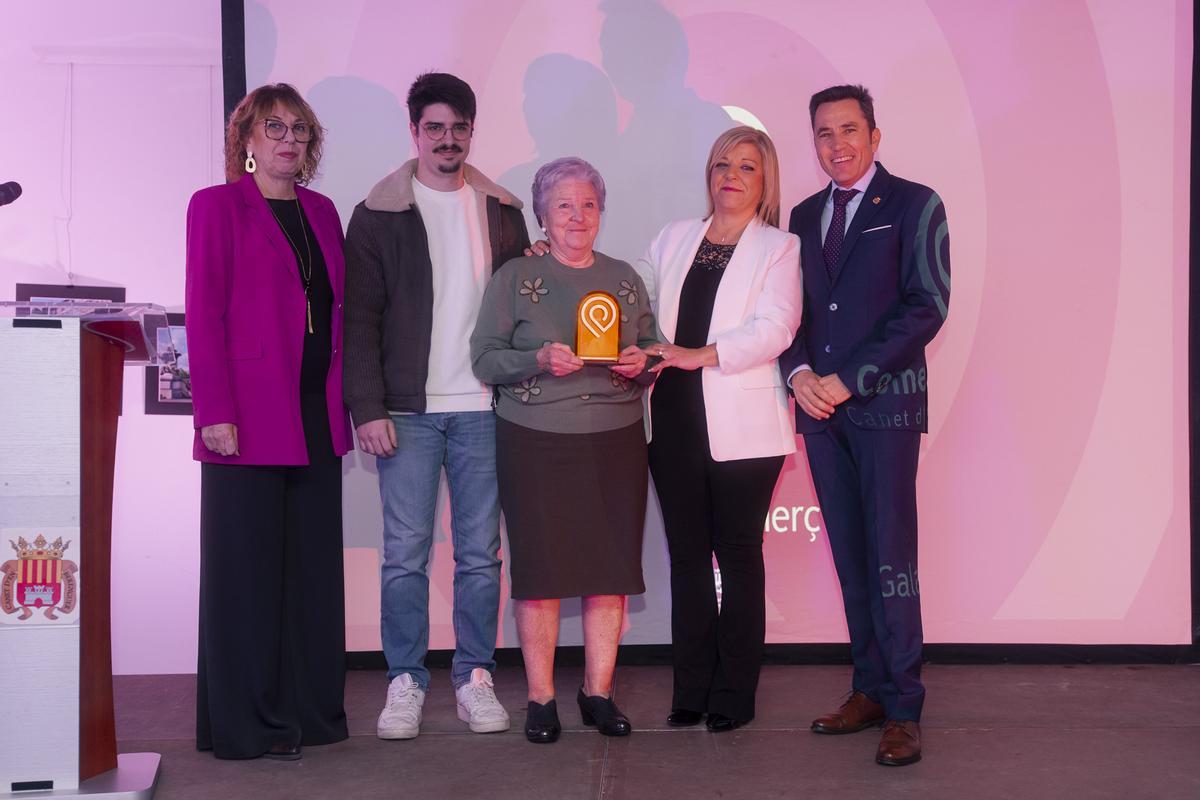 Un momento de la entrega del premio honorífico.