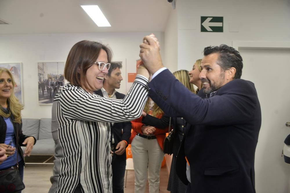 Noche electoral en la sede de Ciudadanos