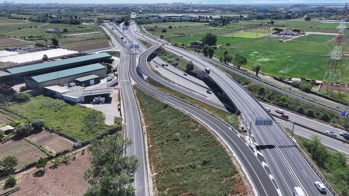 Imagen de la autovía B-25.