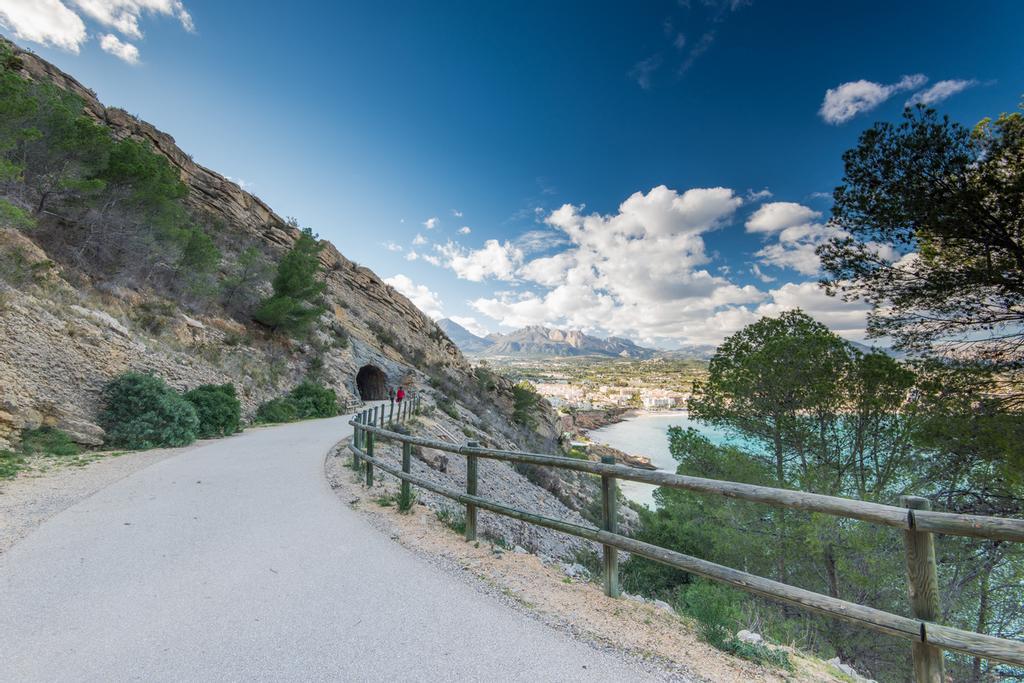 Tramo en la Ruta del Faro del Albir, Alicante.
