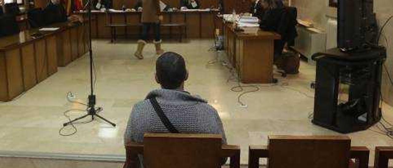 El sospechoso, ayer durante el juicio celebrado en la Audiencia Provincial de Palma.