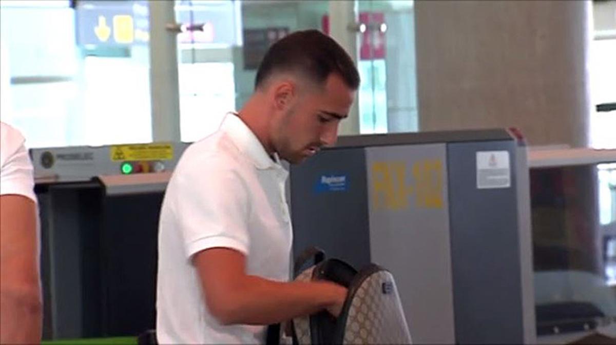 Paco Alcácer, el próximo fichaje del Barça, en Barcelona.