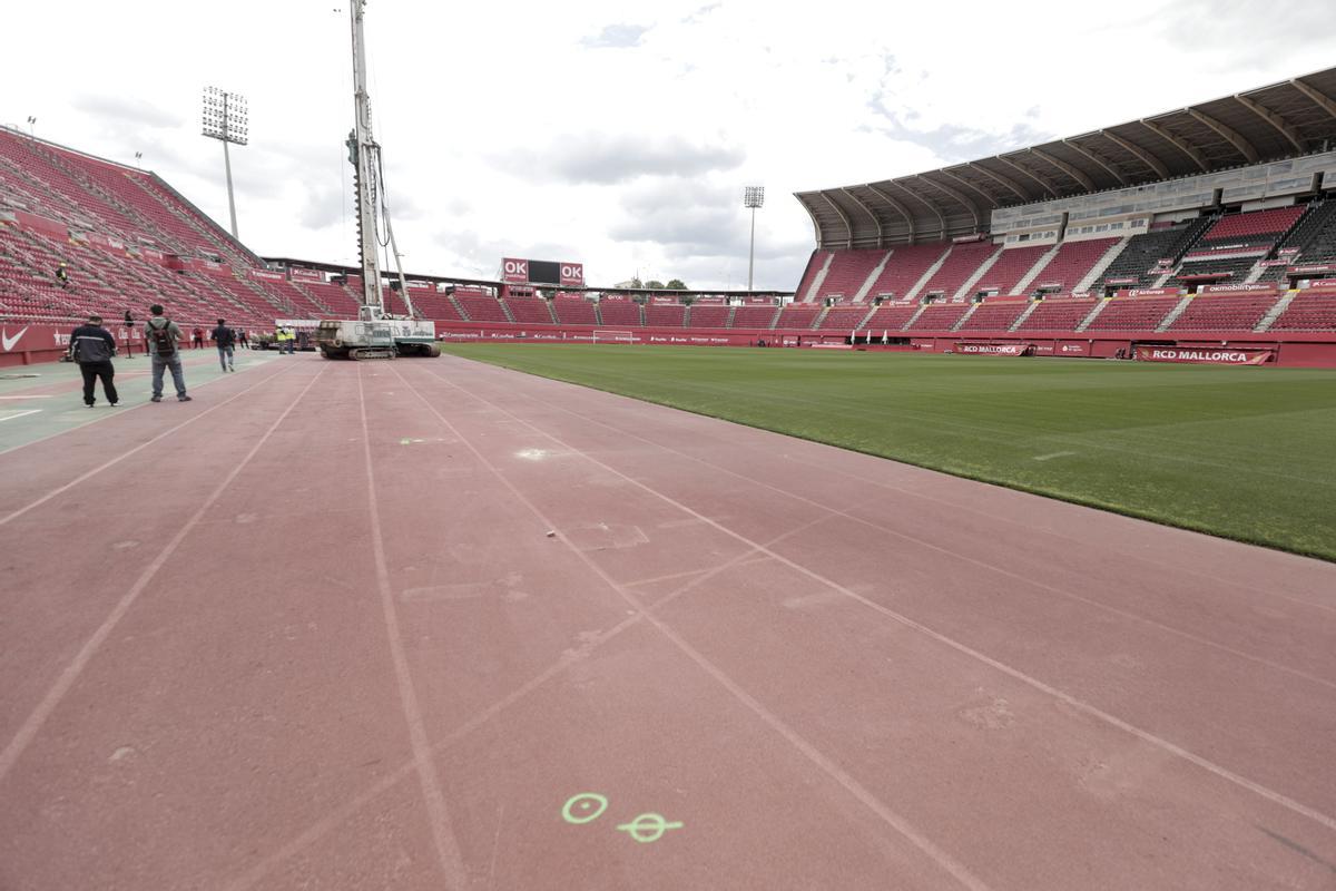 Presentación de las obras de remodelación del estadio de Son Moix ...