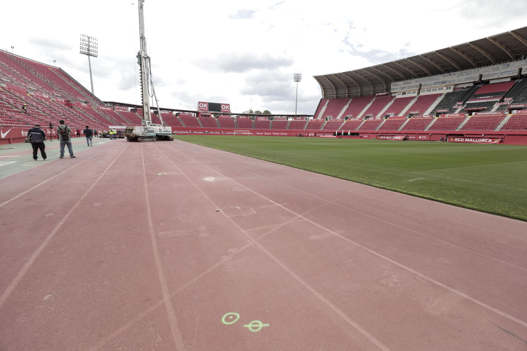 Presentación de las obras de remodelación del estadio de Son Moix