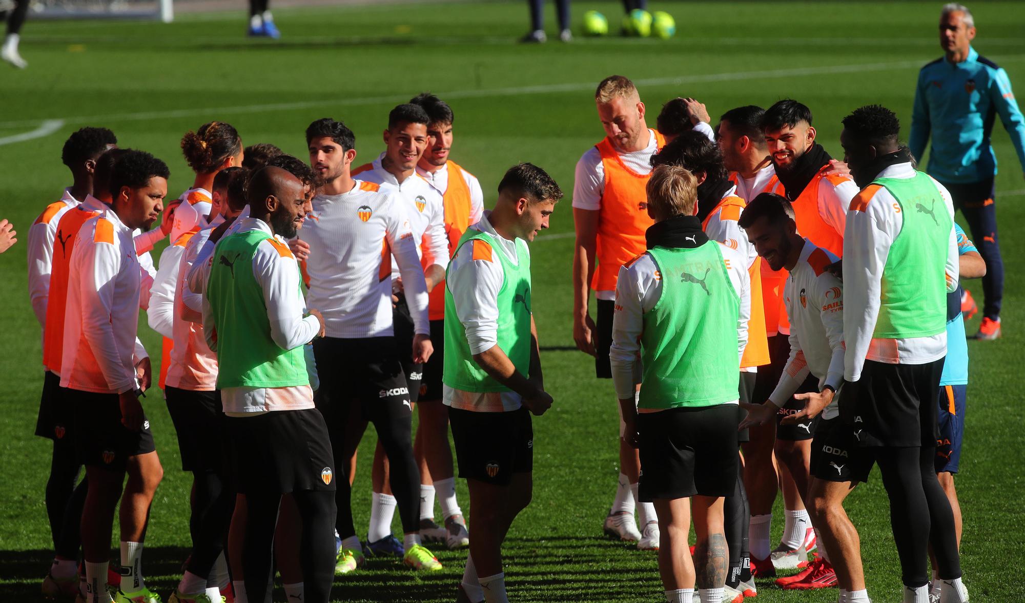 Así ha sido el entrenamiento de hoy del Valencia CF