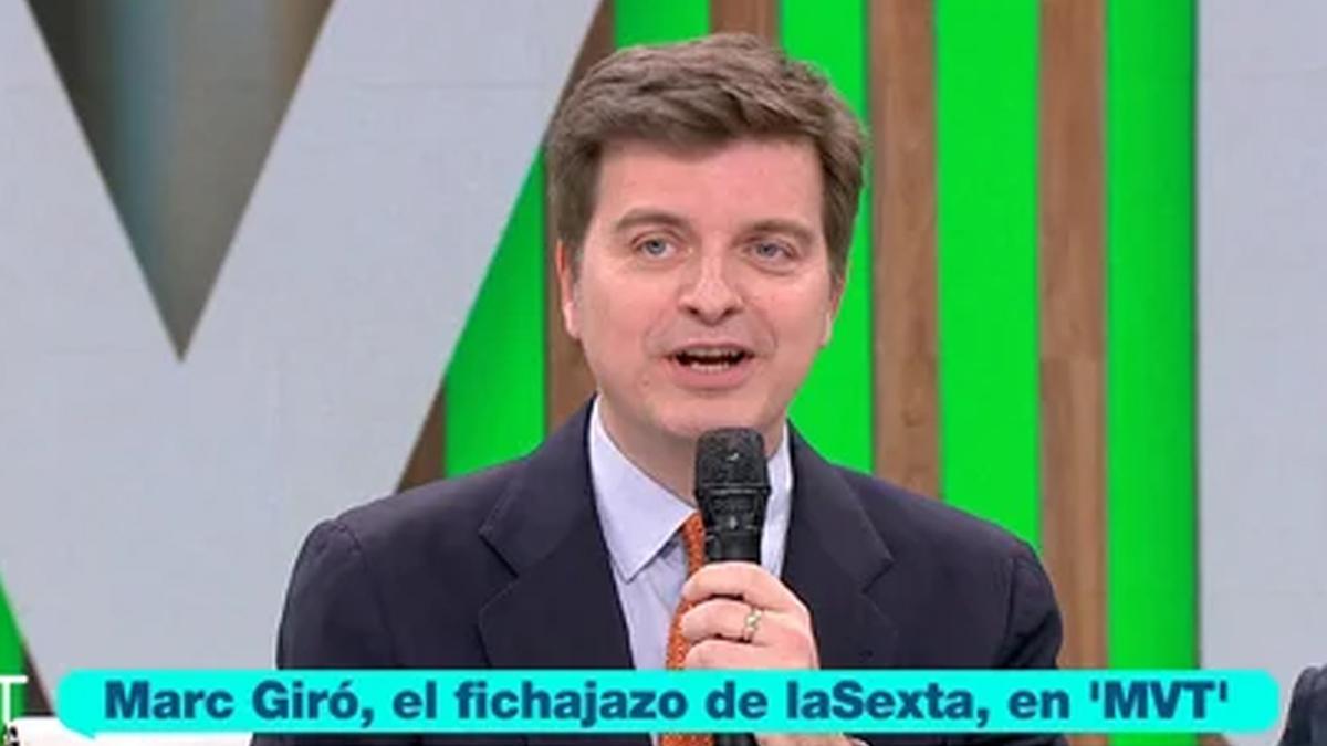 Marc Giró en 'Más vale tarde'