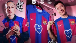 Así luce la nueva camiseta del Barça en colaboración con Karol G