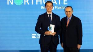 Jorge Alarcón, consejero delegado de Northgate, junto al presidente de Prensa Ibérica, Javier Moll