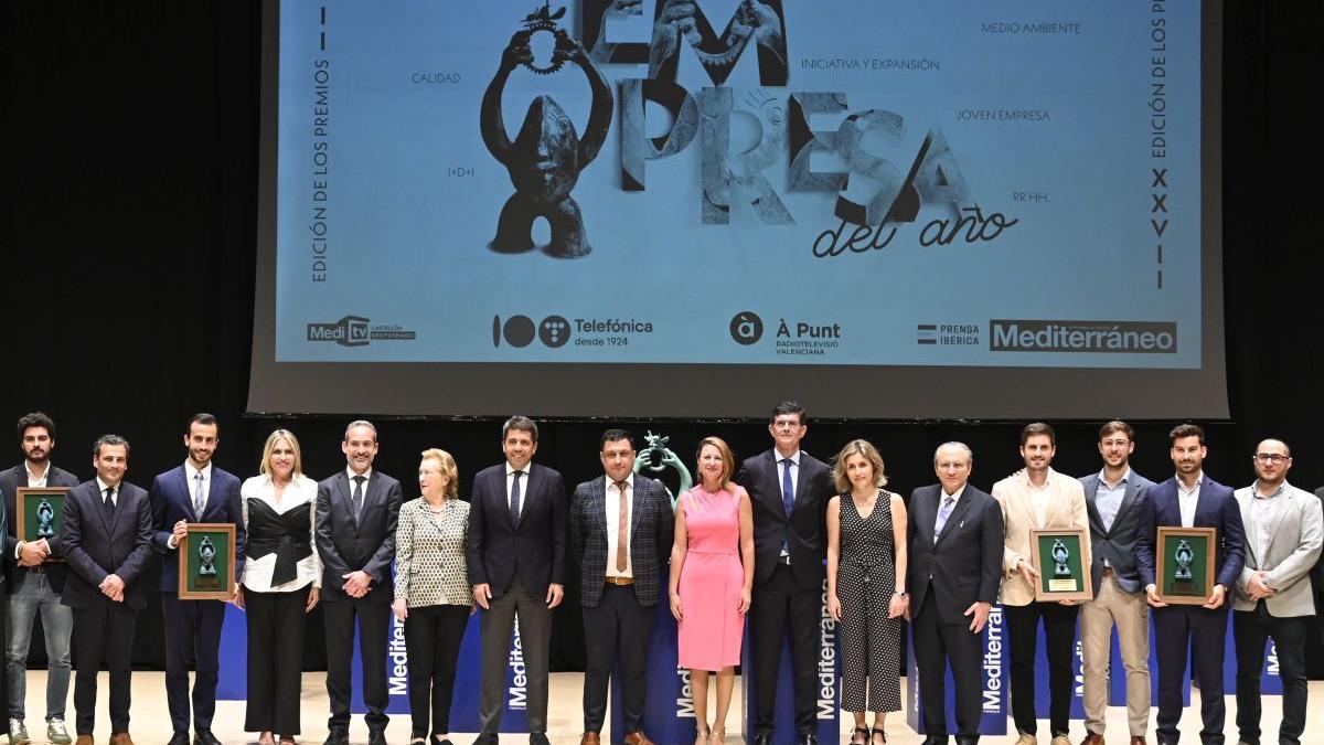 Los premios que organiza ‘Mediterráneo’ culminarán el 26 de junio en la gran gala de la economía provincial que se desarrollará en el Auditori i Palau de Congressos de Castelló.