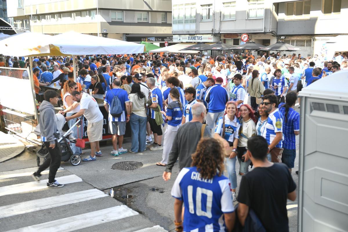 Previa de la afición en el Deportivo-Valencia