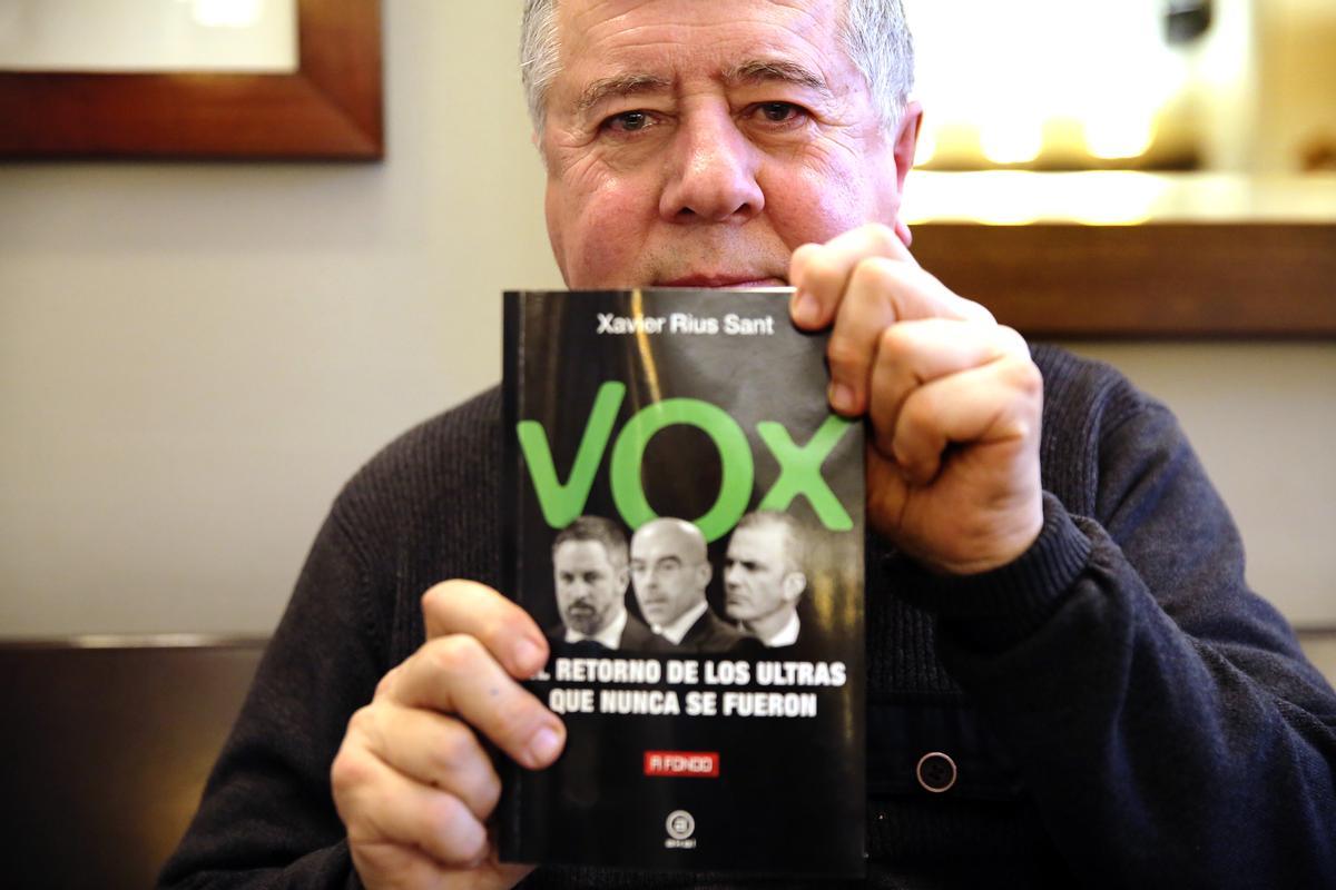 El autor del libro 'VOX: el retorno de los ultras que nunca se fueron', Xavier Rius Sant.