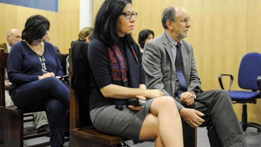 Áurea Soto, en el juicio por la Plaza San Antonio, del que ha sido absuelta definitivamente. // Brais Lorenzo