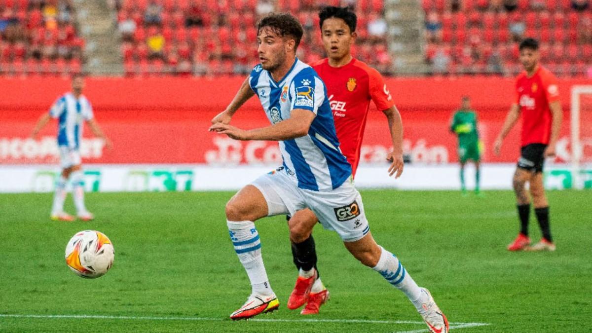 Puado y Kubo en el partido de LaLiga