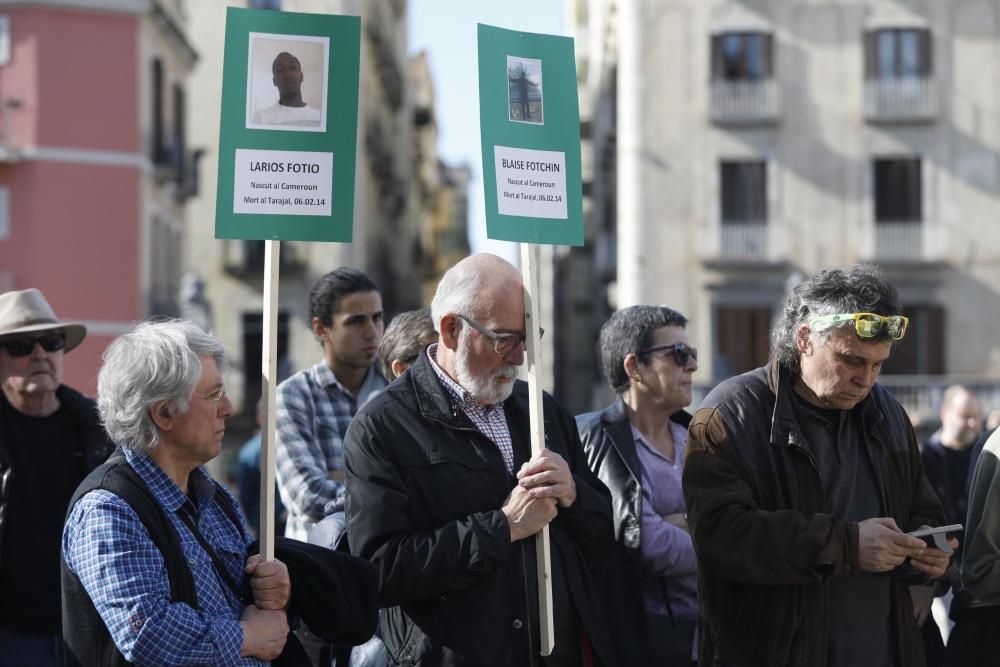 Acte en defensa els drets dels refugiats a Girona