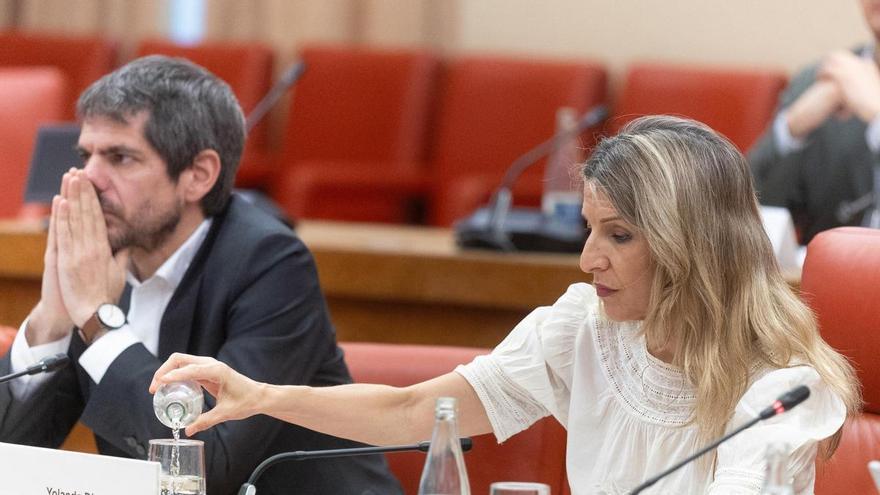 Yolanda Díaz llama a la movilización social para defender el decreto de la vivienda