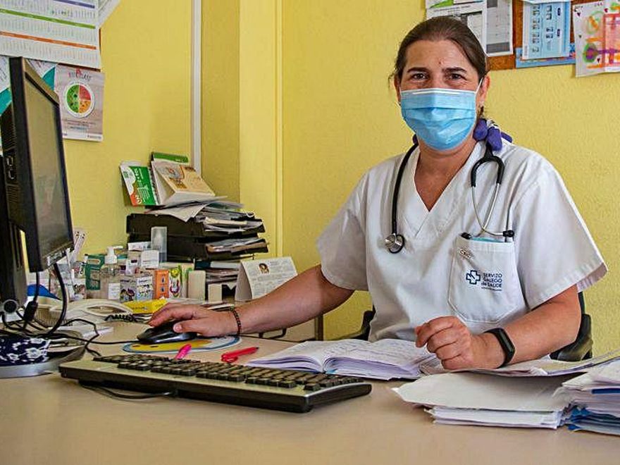 La pediatra estradense Eva García.