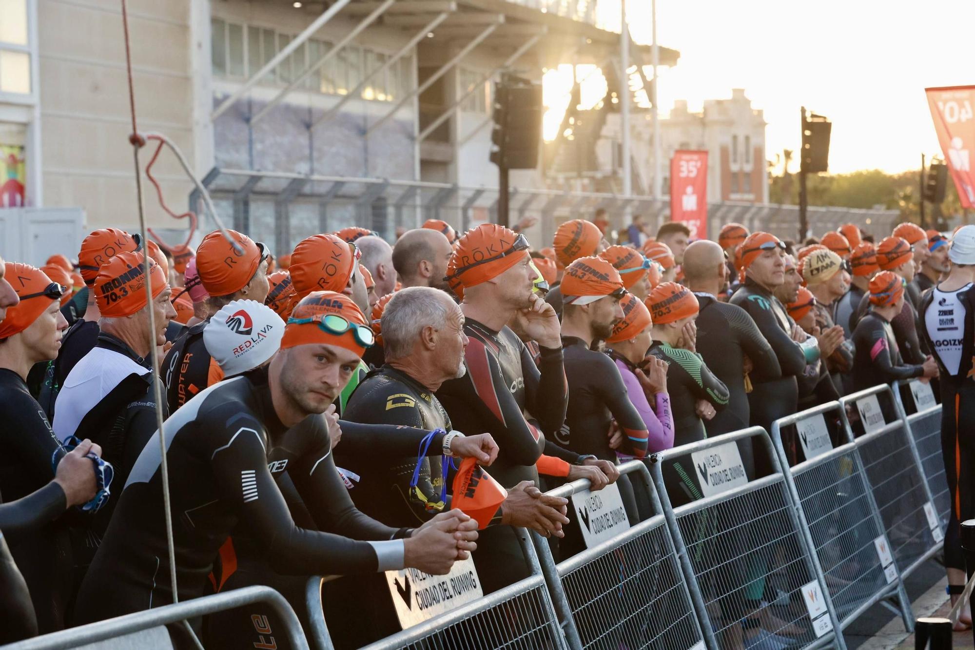 Las imágenes del Ironman 70.3 en Valencia