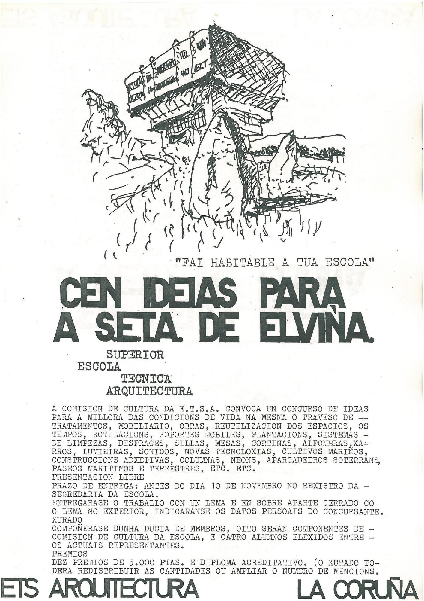 Carteles para construir vocación en A Coruña