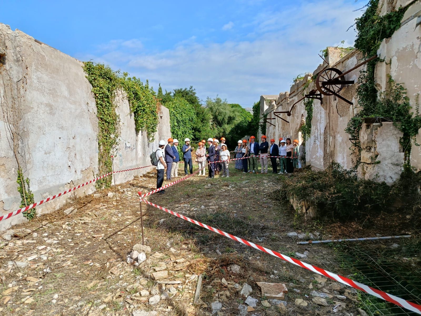 Las imágenes de la colocación de la primera piedra de Can Morató