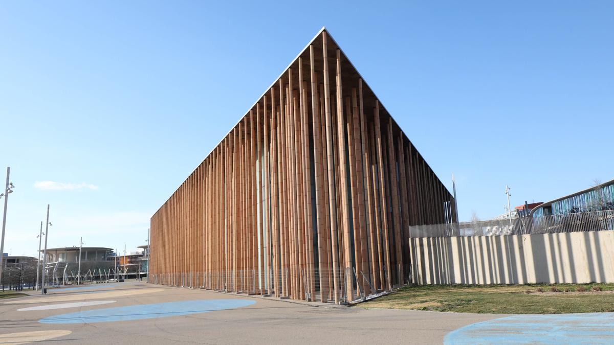 El pabellón de España, en el recinto de la Expo.