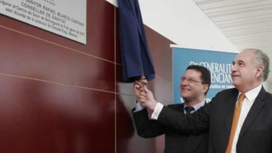 El gobierno de Bellreguard retirará la placa inaugural de Blasco en el centro de salud