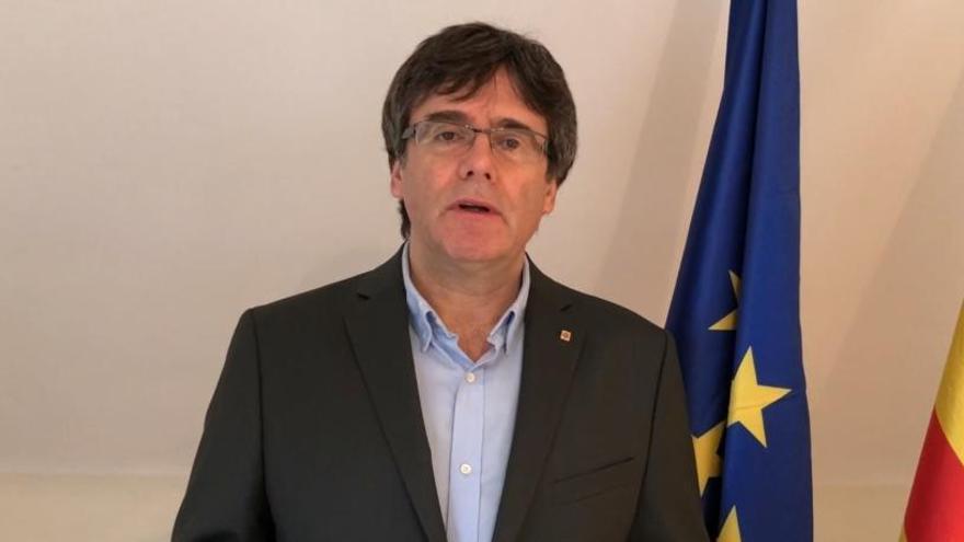 Puigdemont propuso ser investido en Bruselas