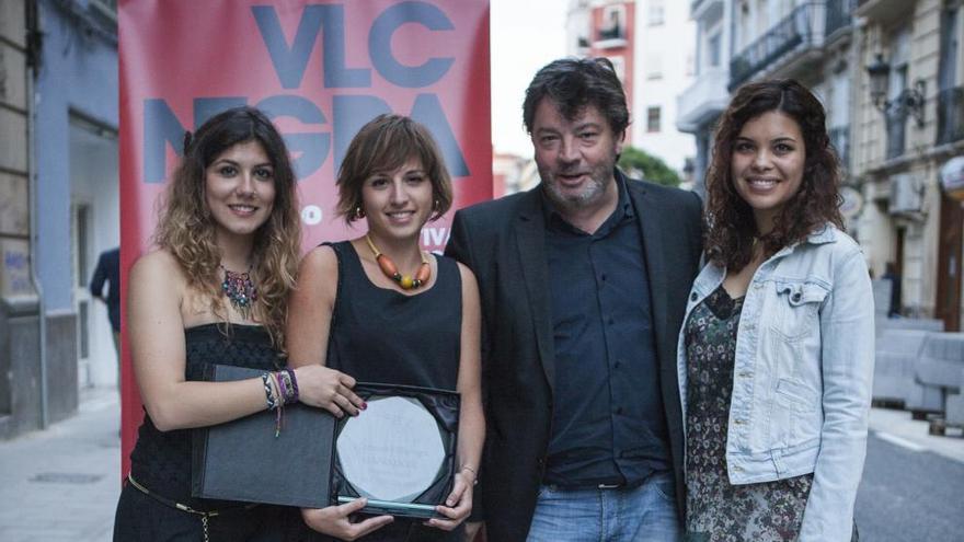 Olga Fabra, Marta Catalán, Enrique Urbizu y Rosa Hurtado.