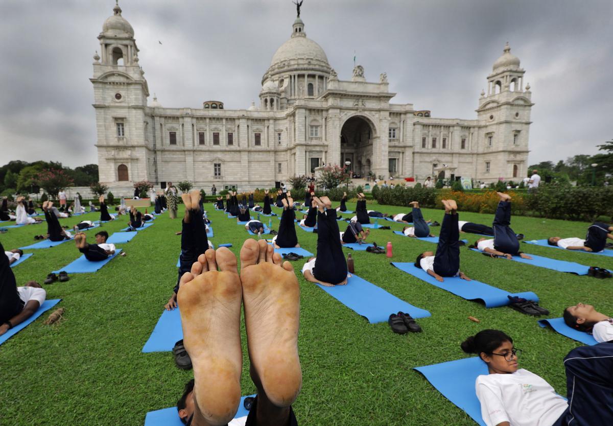 Día Internacional del Yoga en la India