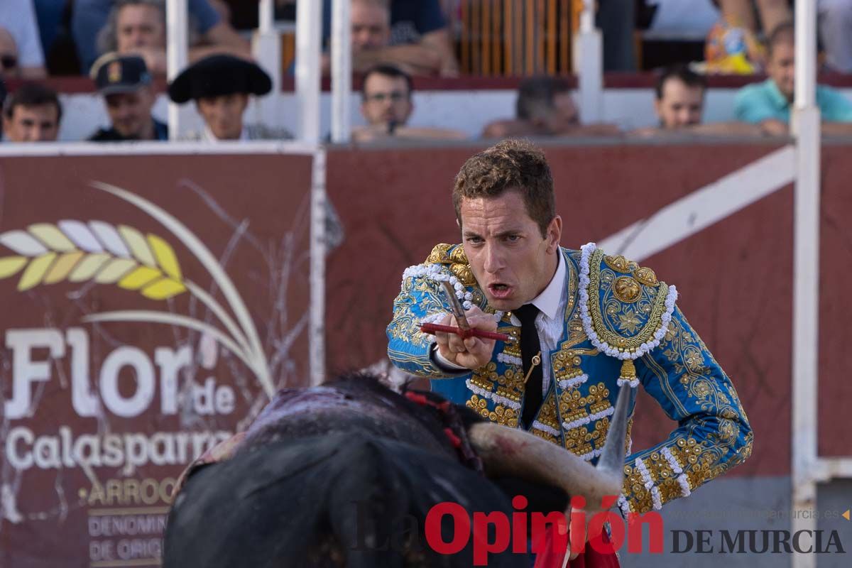 Tercera novillada Feria Taurina del Arroz en Calasparra (Gómez Valenzuela, Joao D’Alva yMiguel Serrano)