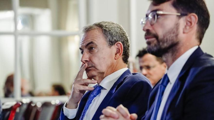 El expresidente del Gobierno José Luis Rodríguez Zapatero, presente en el acto. | Europa Press
