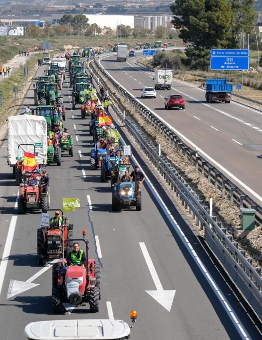 Tractorada en defensa del campo alicantino