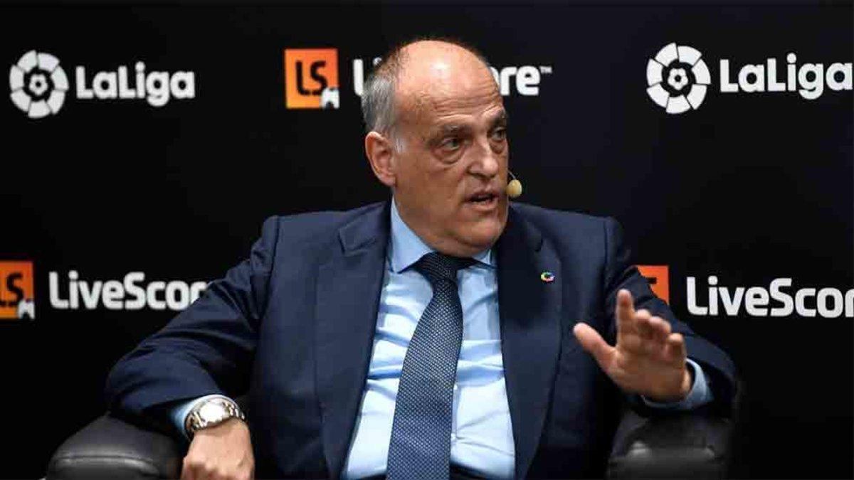 Javier Tebas, en su anterior etapa como presidente de LaLiga