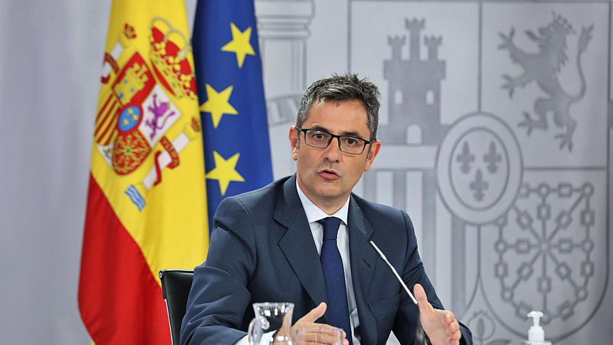 Bolaños va recordar que «a tots ens trien els ciutadans». | EUROPA PRESS