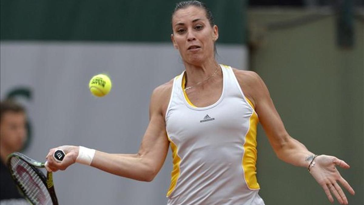 Flavia Pennetta será la rival de Garbiñe Muguruza en octavos