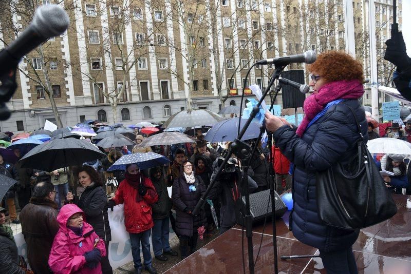 Manifestación contra el ICA en Zaragoza