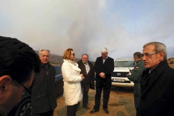 Imágenes del incendio en la Ribagorza