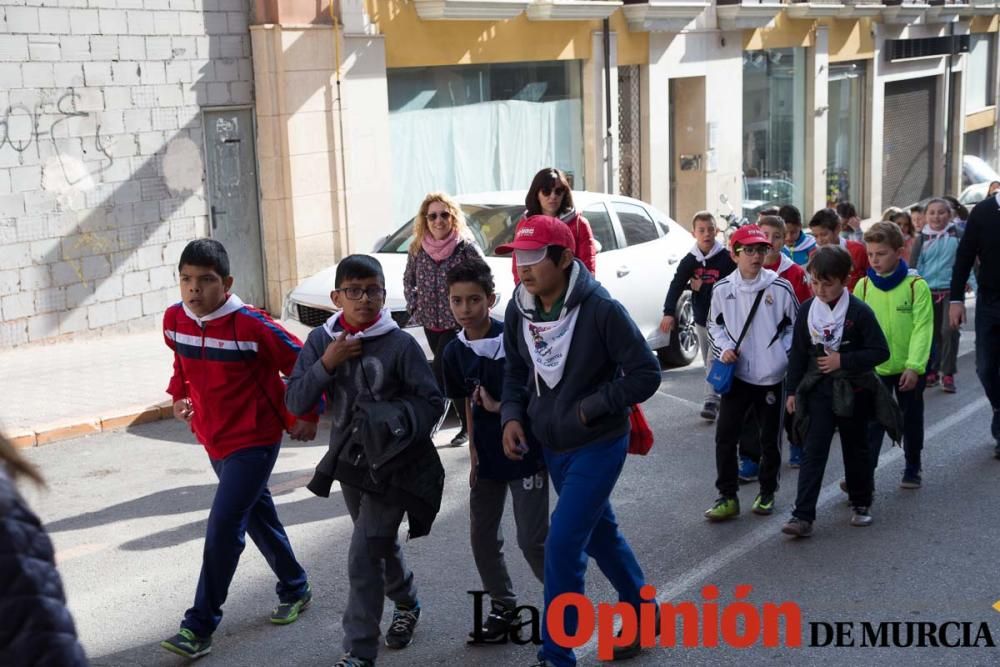 Marcha en el Día del Cáncer Infantil en Caravaca